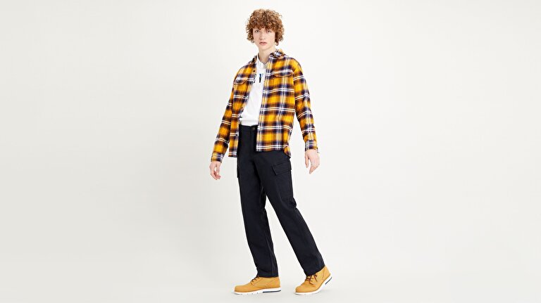 XX Tapered Erkek Kargo Pantolon-Jet  Ns Back Satin Gd