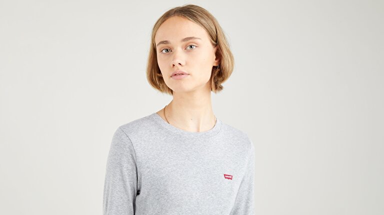 Levis Uzun Kollu Kadın Tişört