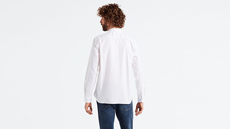 Ls Battery Hm Shirt  Beyaz Erkek Gömlek