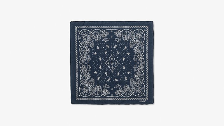 Paisley Unisex Lacivert Bandana