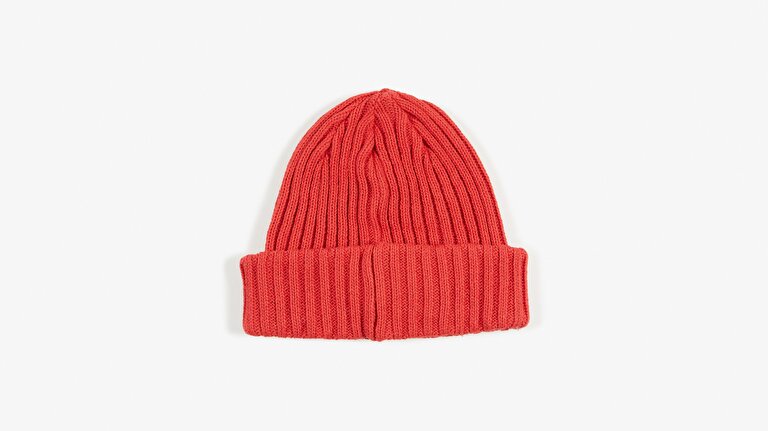 Ribbed Beanie Yün Bere