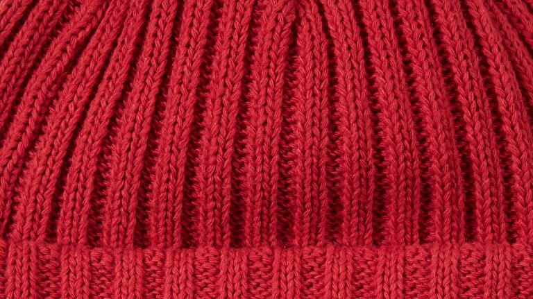 Ribbed Beanie Yün Bere