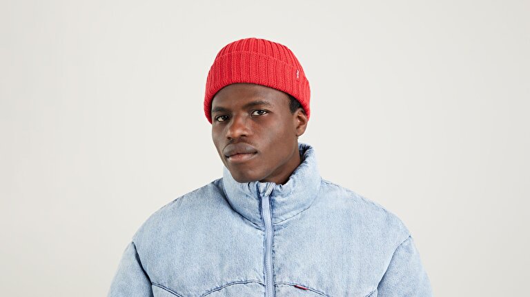 Ribbed Beanie Yün Bere