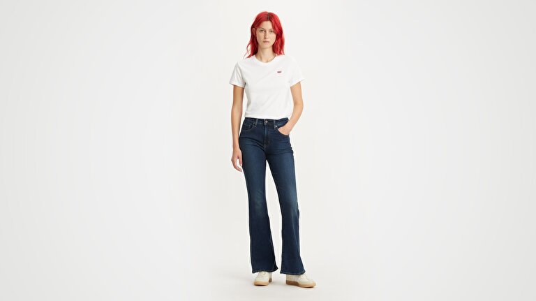 726™ High Rise Flare Kadın Jean Pantolon - Blue Swell