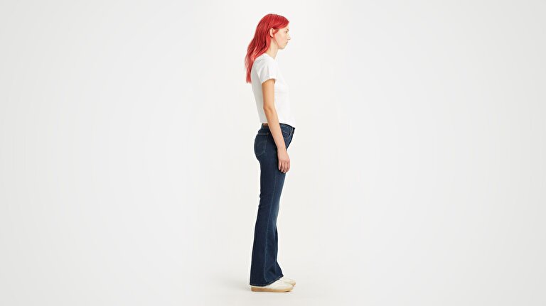 726™ High Rise Flare Kadın Jean Pantolon - Blue Swell