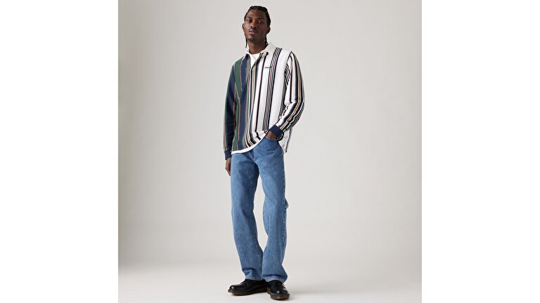 555™ Relaxed Straight Erkek Jean Pantolon - Blue Essentials