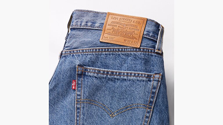 555™ Relaxed Straight Erkek Jean Pantolon - Blue Essentials