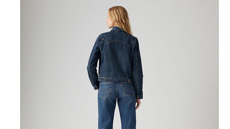 Original Trucker Jean Ceket