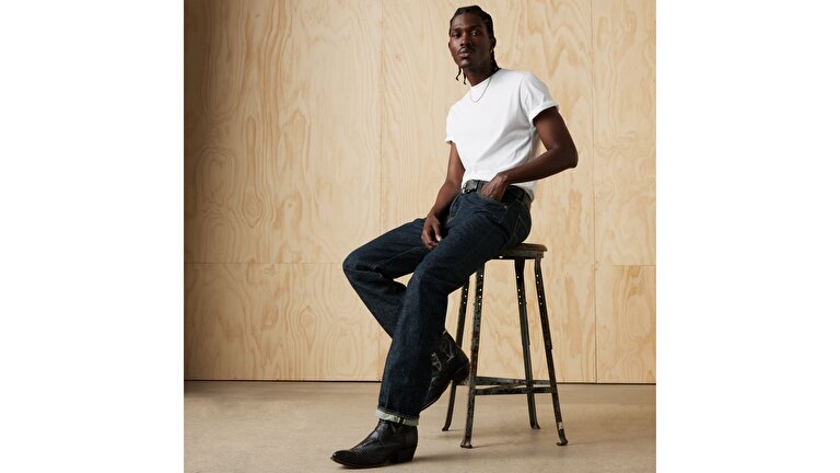501® Levi's® Original Erkek Jean Pantolon - Dark Indigo Rinse