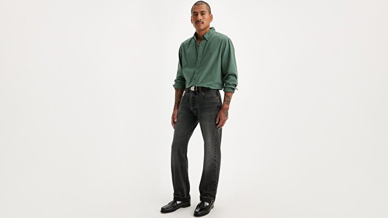 Levi's 501 ︎ORIGINAL DEEP BREATH SELVEDGE Levi's® 501® Original Selvedge Erkek Jean Pantolon - Deep Breath