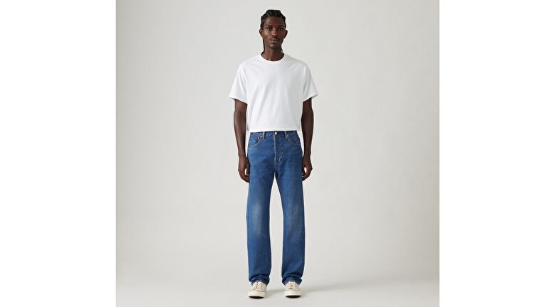 Levi's® 501® Original Lightweight Erkek Jean Pantolon - Window Pane