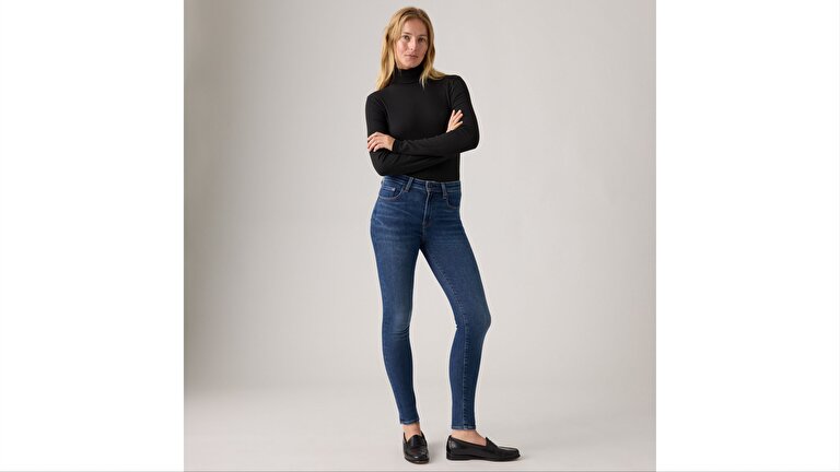 721™ High Rise Skinny Kadın Jean Pantolon - Tenacious Dark