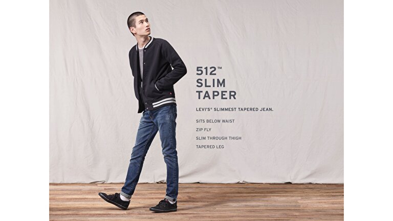 512™ Slim Taper Fit Erkek Jean Pantolon - Red Haze