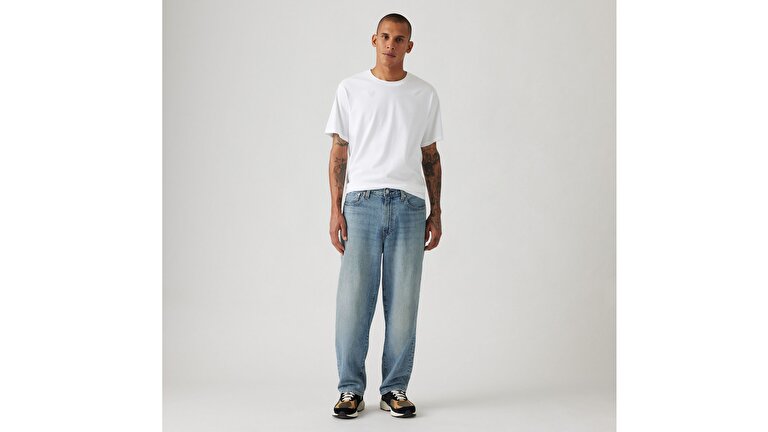 568™ Loose Straight Lightweight Cotton Linen Erkek Jean Pantolon