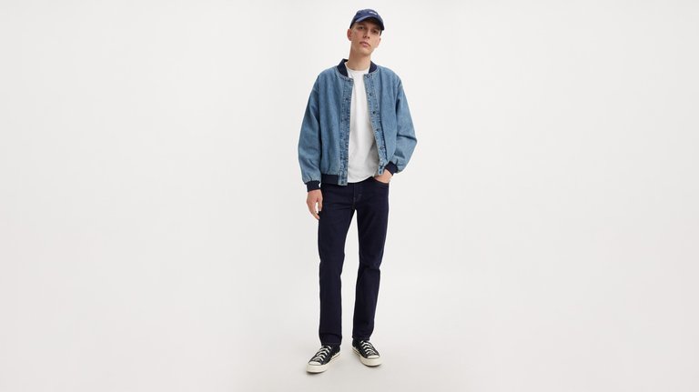 502™ Regular Tapered Erkek Jean Pantolon-Dark Hollow