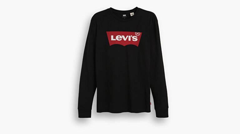 Ls Graphic Tee - B Hm Ls Siyah Erkek Tişört