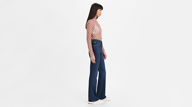Ribcage Bootcut Kadın Jean Pantolon - Turn Up