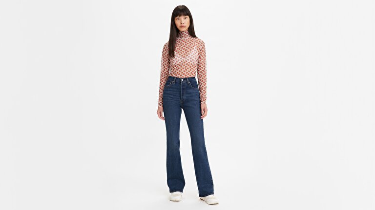 Ribcage Bootcut Kadın Jean Pantolon - Turn Up