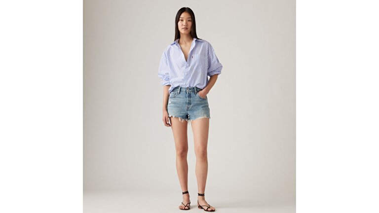 501® Original High Rise Jean Kadın Pantolon - Vague Finish