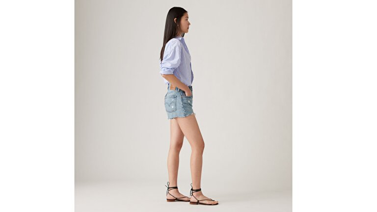 501® Original High Rise Jean Kadın Pantolon - Vague Finish