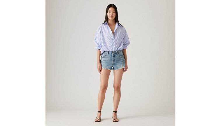 501® Original High Rise Jean Kadın Pantolon - Vague Finish