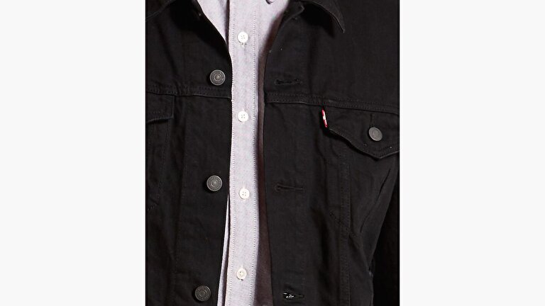 The Trucker Jacket Berkman Siyah Erkek Trucker