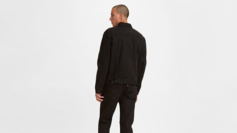 The Trucker Jacket Berkman Siyah Erkek Trucker