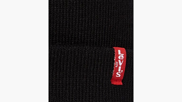 Slouchy Red Tab Siyah  Bere