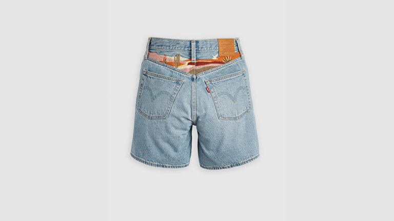 501® Mid Thigh Kadın Jean Şort
