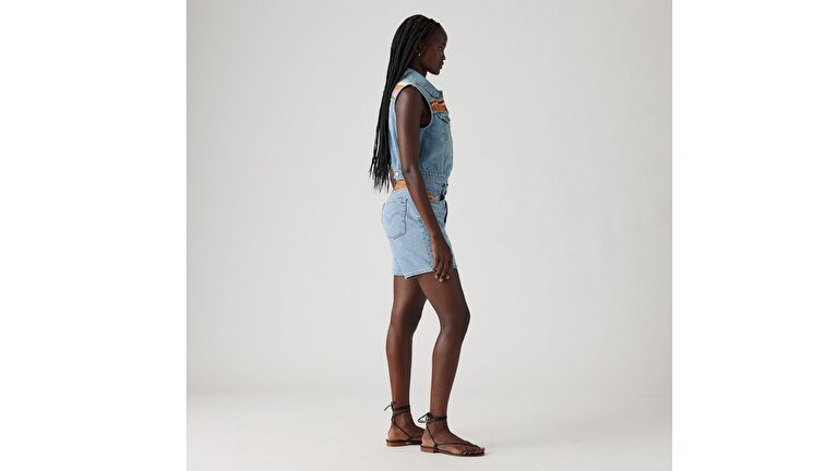501® Mid Thigh Kadın Jean Şort