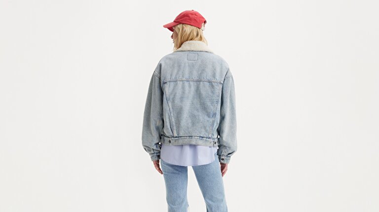 90's Sherpa Trucker Jean Ceket