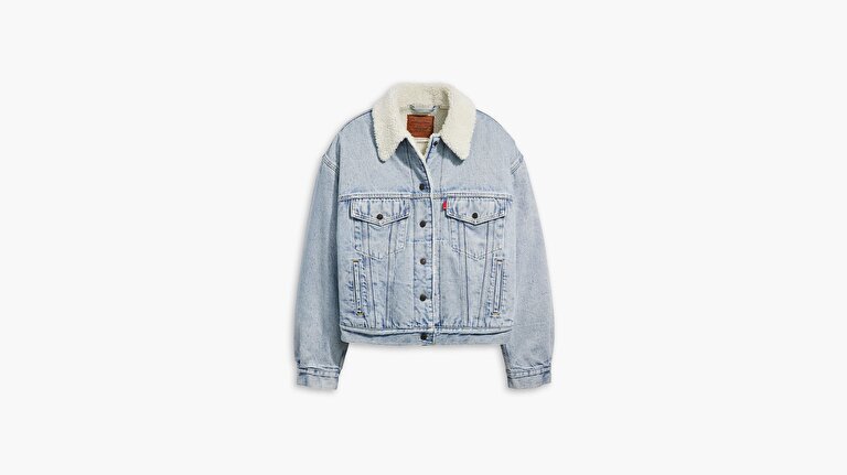 90's Sherpa Trucker Jean Ceket