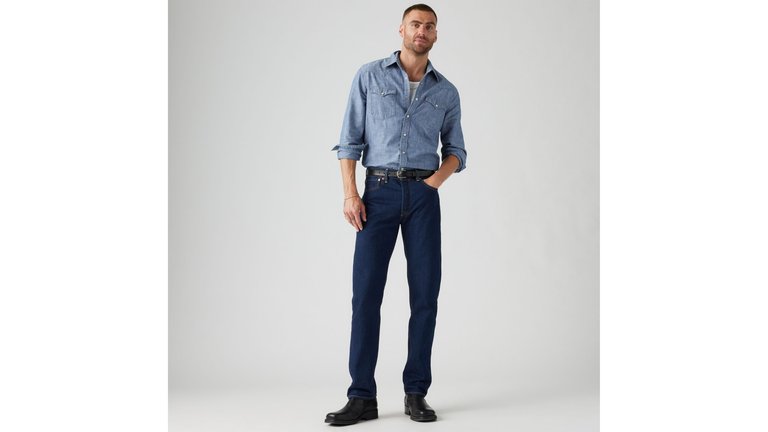 501® '54 Erkek Jean Pantolon - 1954 Rinse 123978 | Levi's TR