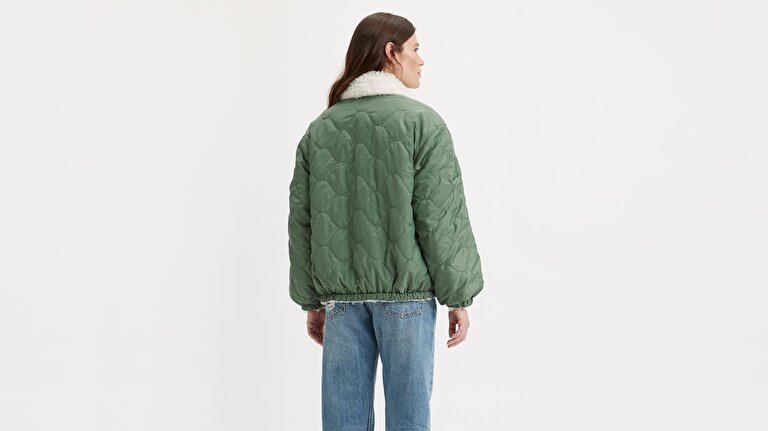 Reversible Swing Sherpa Mont Ceket