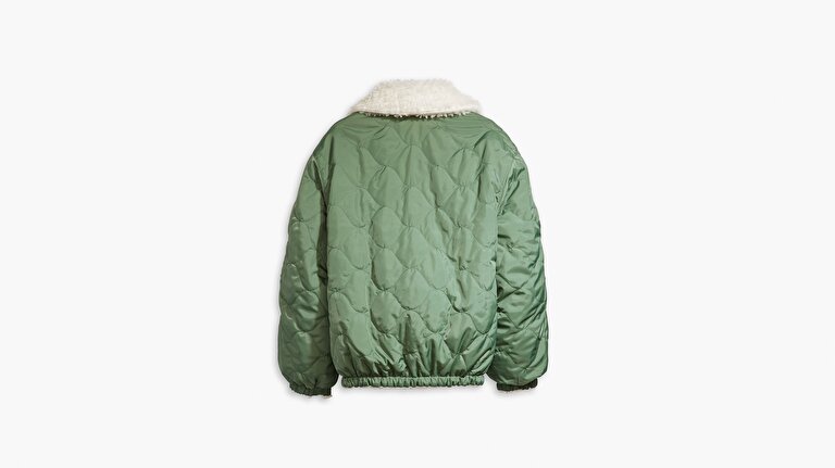 Reversible Swing Sherpa Mont Ceket