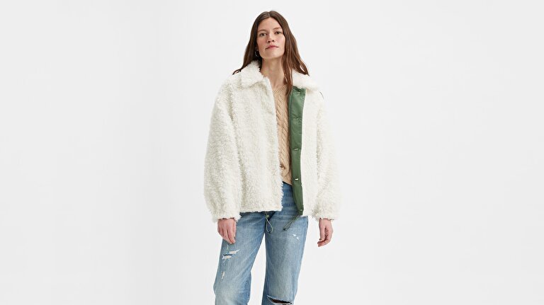Reversible Swing Sherpa Mont Ceket
