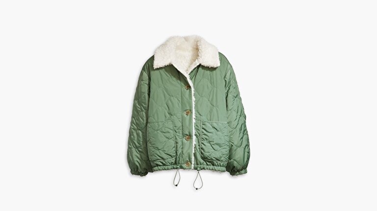 Reversible Swing Sherpa Mont Ceket