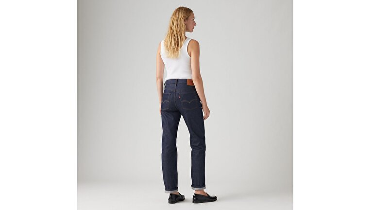 501® Original Selvedge Kadın Jean Pantolon - Lined Up Selvedge