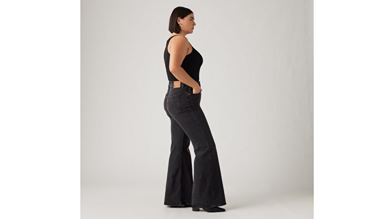Ribcage Bells Kadın Jean Pantolon - On The Town No Crackle