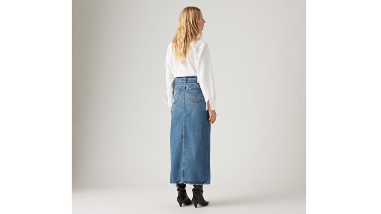 Ankle Column Denim Etek