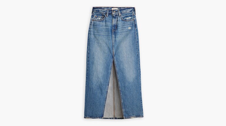 Ankle Column Denim Etek