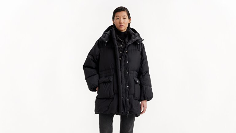 Western Midi Bubble Puffer Mont