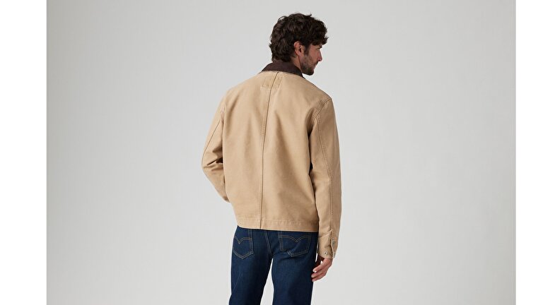 Full-Zip Mechanics Ceket Mont