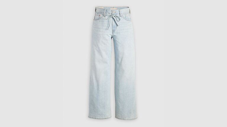 XL Straight Cotton Linen Kadın Jean Pantolon - Luxury Trip