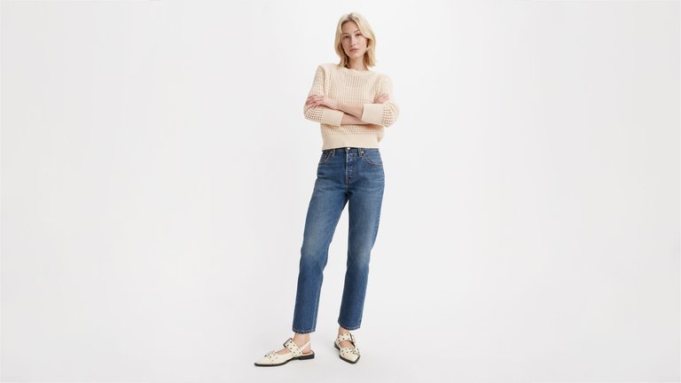 501® Original Lightweight Cropped Kadın Jean Pantolon - Energy