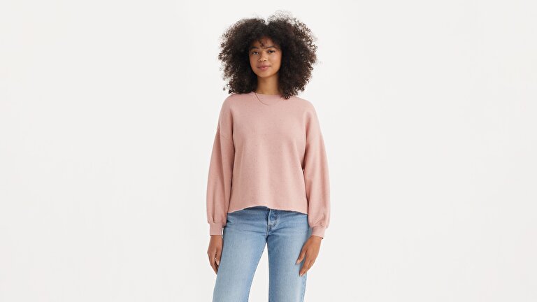 Leo Raw Cut Crewneck Sweatshirt