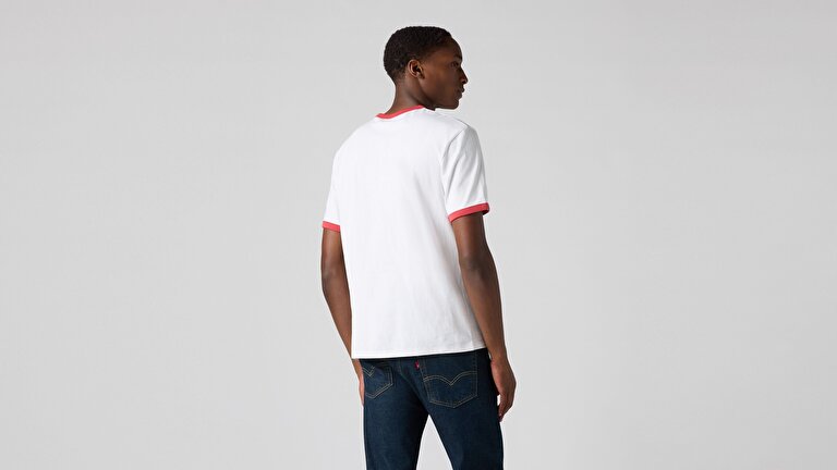 Retro Embroidered Ringer Tişört