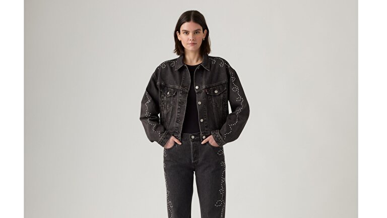 90's Trucker Jean Ceket