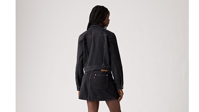 Moto Trucker Jean Ceket