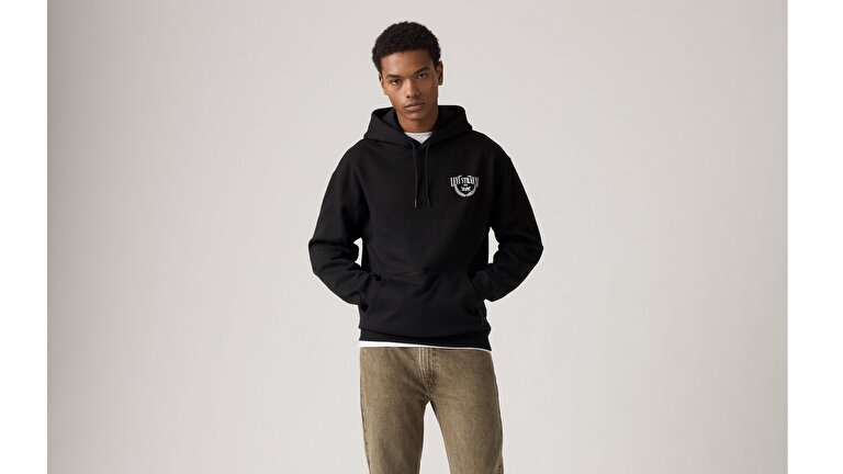 Relaxed Graphic Crewneck Sweatshirt